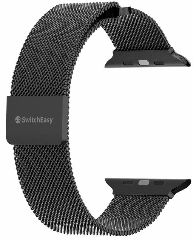 Ремінець For Apple Watch 38/40/41mm SwitchEasy 2022 Mesh Stainless Steel Watch Loop (Black) фото