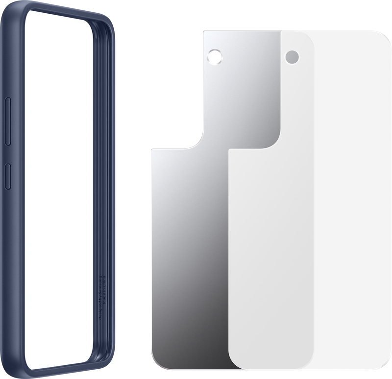 Чохол для Samsung s22 Frame Cover (Navy) - фото - №4