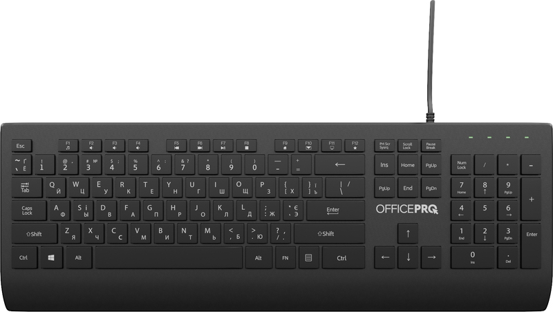 Клавиатура OfficePro SK360 Black фото