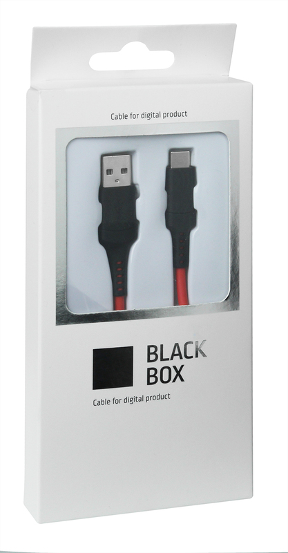 Кабель USB - USB-C BlackBox 1.2m (Red) UDC3087 фото