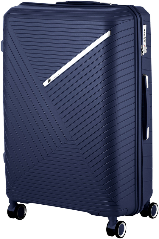 Валіза 2E SIGMA L, 4 колеса, Navy Blue (2E-SPPS-L-NV) - фото - №0