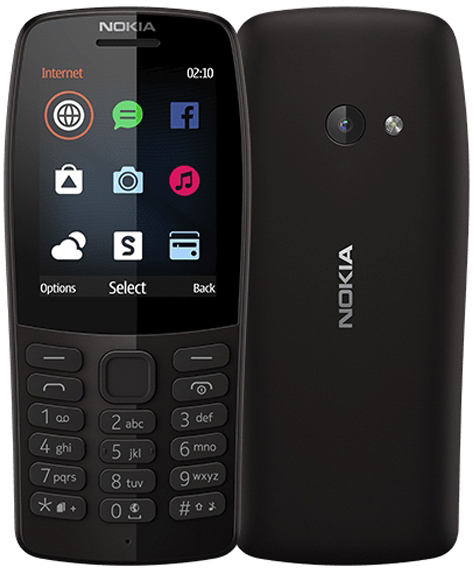 Nokia 210 Dual Sim Black (16OTRB01A02) фото