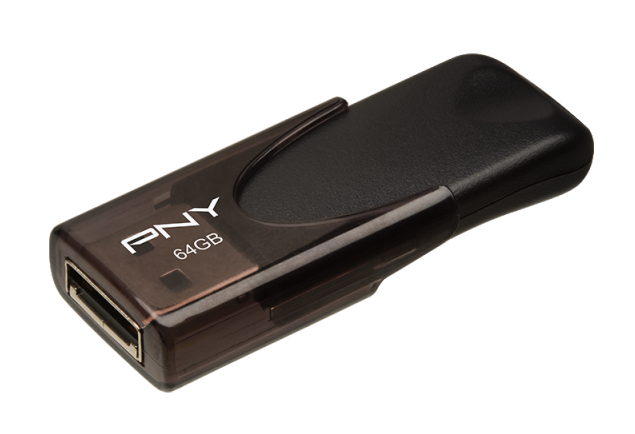 Флеш-пам'ять PNY 64GB Attache 4 (Black) FD64GATT4-EF фото