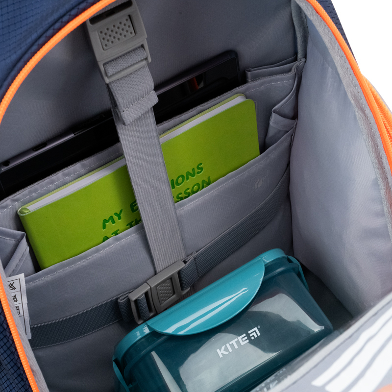 Набiр KITE WK 702 (рюкзак + пенал + сумка для взуття) (Blue/Green) фото