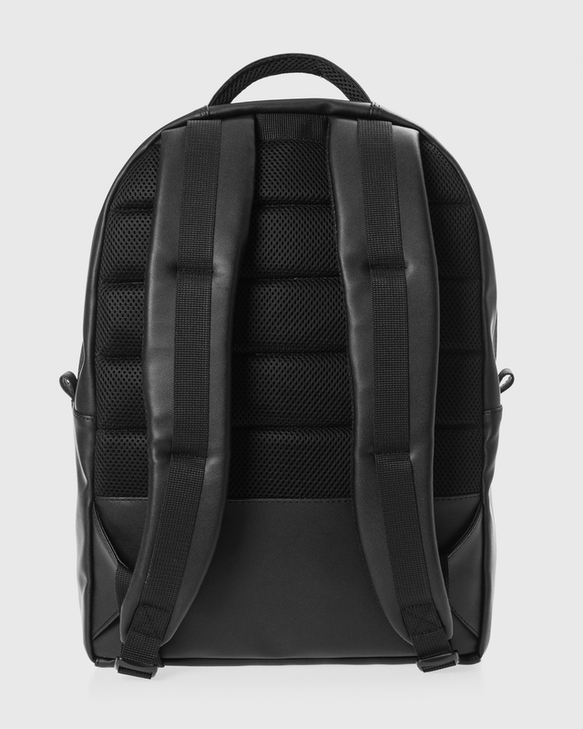 Рюкзак HARVEST TIPOLEATHER (Gloss) Black 15,6" - фото - №4