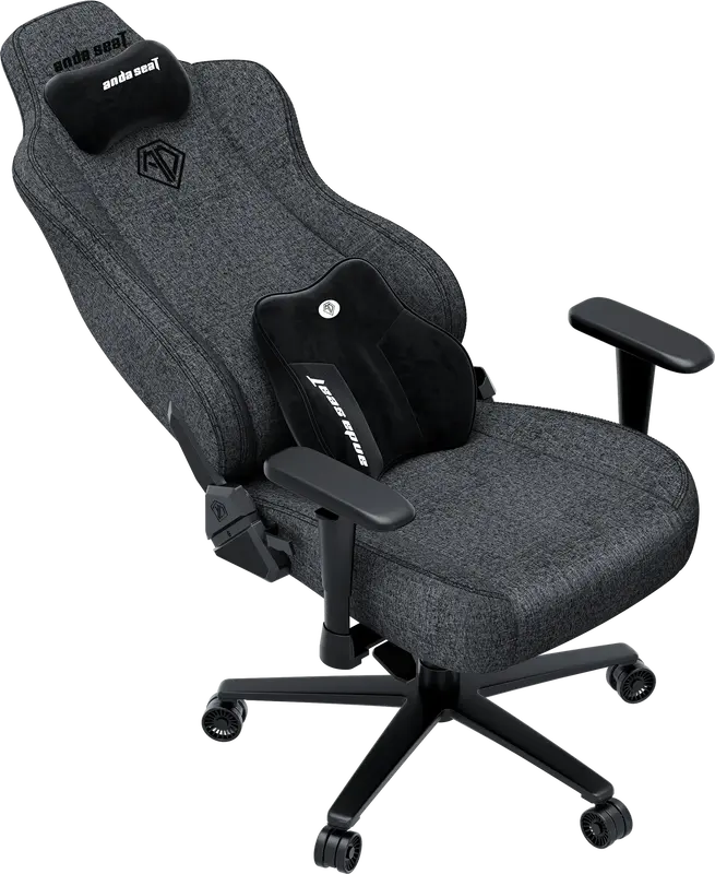 Крісло ігрове Anda Seat Novis Plus Fabric Dark Grey Size XL - фото - №7