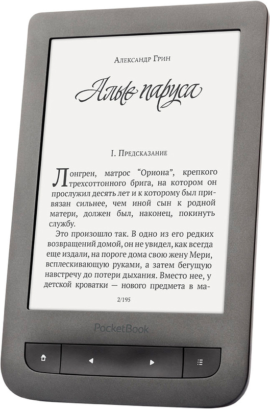 PocketBook Touch Lux 3 Grey (PB626(2)-Y-CIS) фото