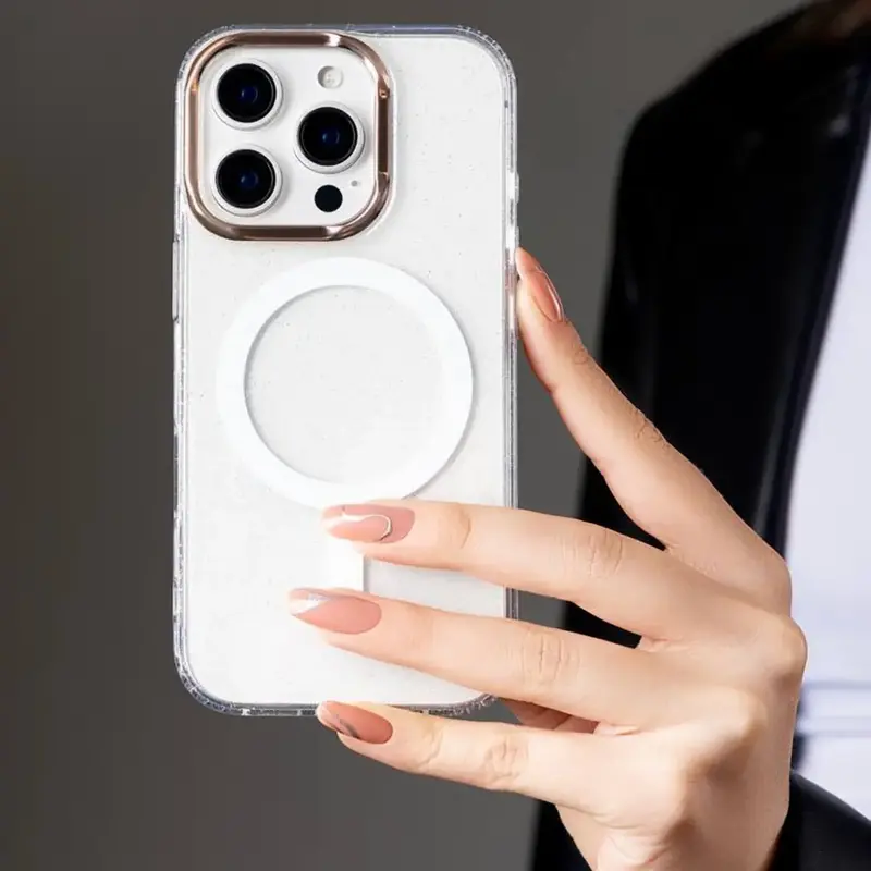 Чохол для iPhone 16 Pro Proove Cuprum Case with Magnetic Ring (Cream) - фото - №4