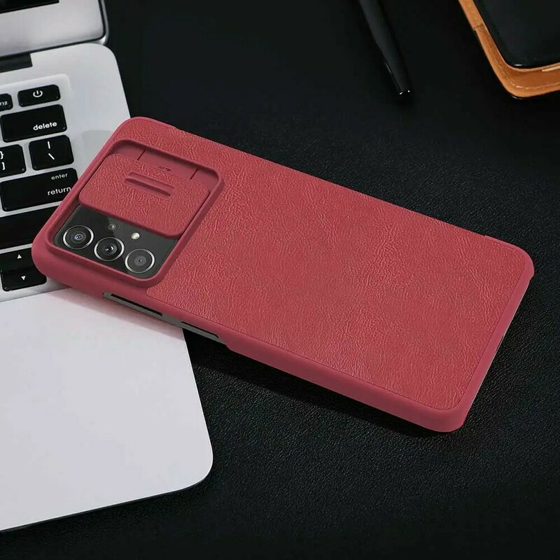 Чохол для Samsung Galaxy A73 Nillkin Qin Pro Leather Case (Red) фото