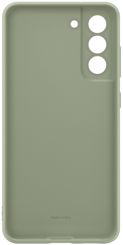 Чохол для Samsung S21 FE Samsung Silicone Cover (Olive Green) EF-PG990TMEGRU фото