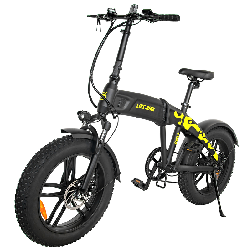 Електровелосипед Like.bike Colt (Black/Green) 280 Wh фото