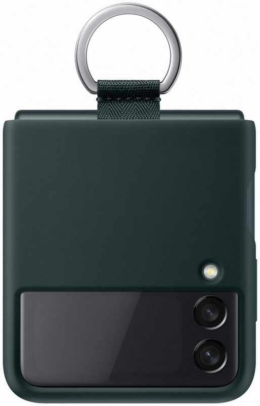 Чохол для Samsung Flip3 Silicone Cover with Ring (Green) EF-PF711TGEGRU фото