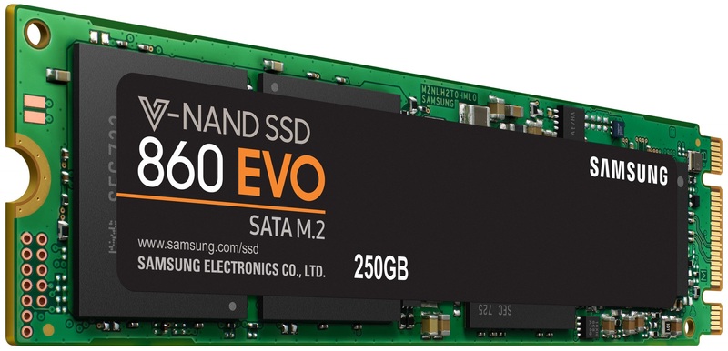SSD Накопитель Samsung M.2 SATA 860 EVO 250GB MZ-N6E250BW фото