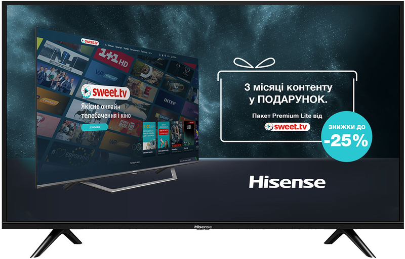 Телевизор Hisense 40" Full HD (H40B5100) фото