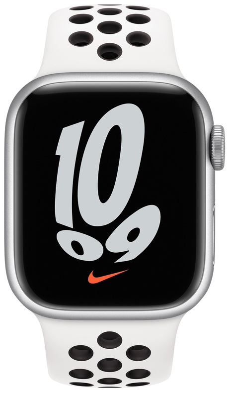 Ремінець для годинника Apple Watch 41 mm (Summit White/Black) Nike Sport Band MPGK3ZM/A фото
