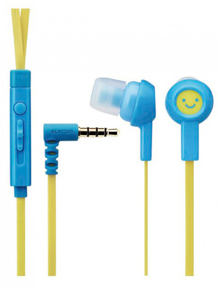 Навушники Elecom (EHP-CS3520F1-G) + гарнітура блакитні фото