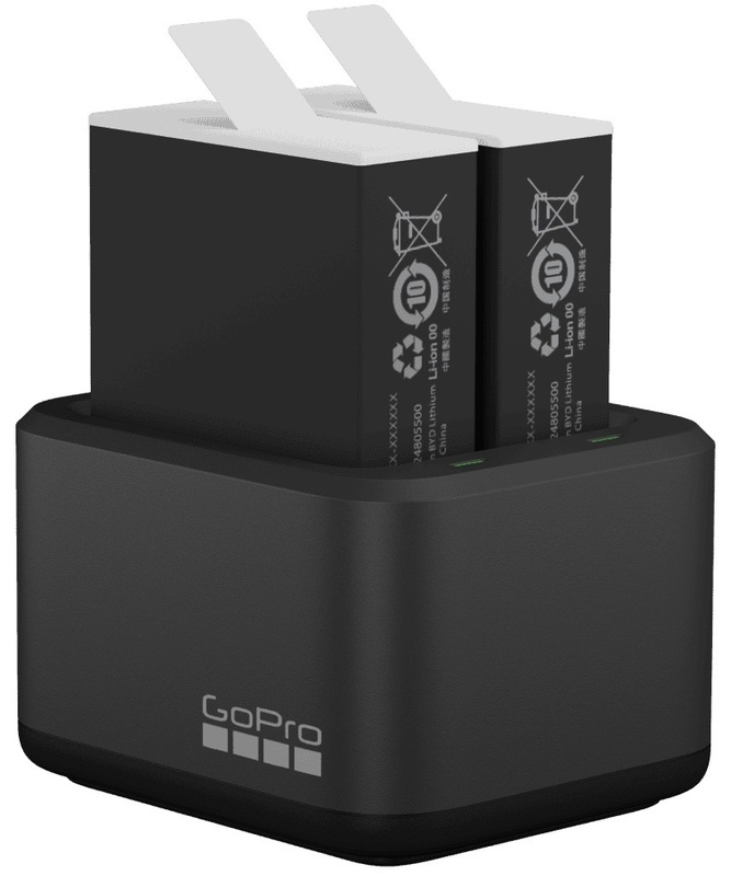 Подвійний зарядний пристрій для GoPro Dual Battery Charger + Акумулятор Enduro 2 шт для HERO12/11/10/9 фото
