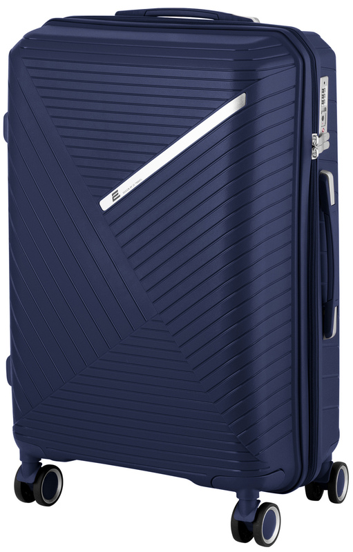 Чемодан 2E SIGMA M, 4 колеса, Navy Blue (2E-SPPS-M-NV) фото