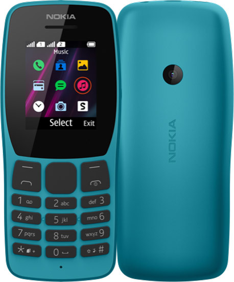 Nokia 110 Dual Sim 2019 Blue (TA-1192) фото