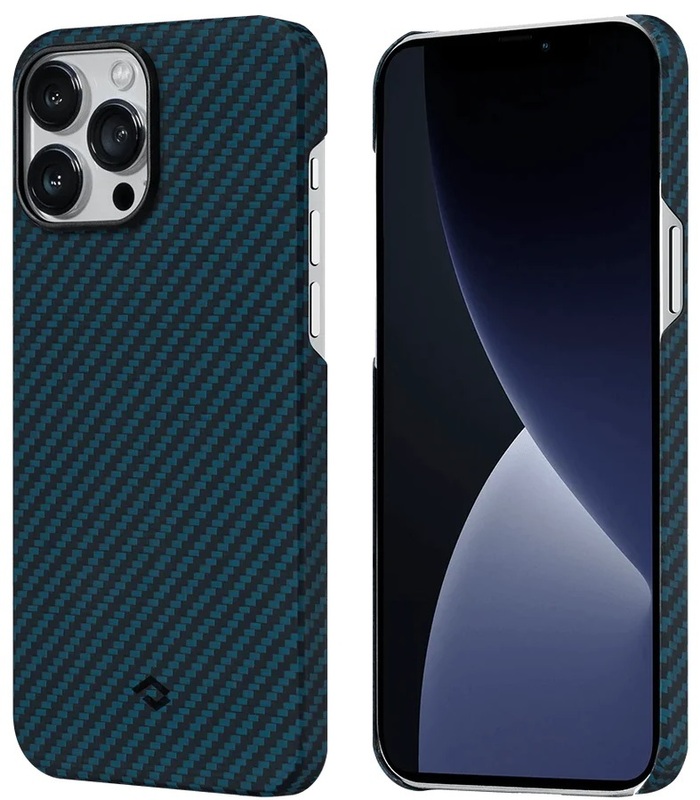 Чохол Pitaka MagEZ Case 2 Twill Black/Blue для iPhone 13 Pro KI1308P фото