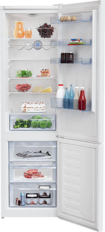 Двокамерний холодильник Beko RCSA406K30W фото