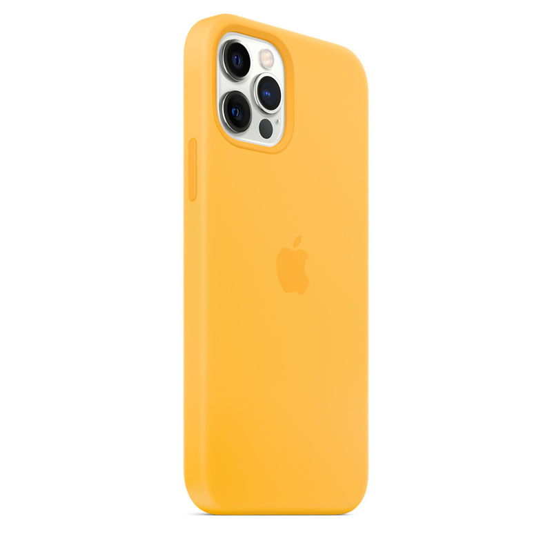 Чохол для iPhone 12 Pro Max Silicone Case with MagSafe (Sunflower) MKTW3ZE/A фото