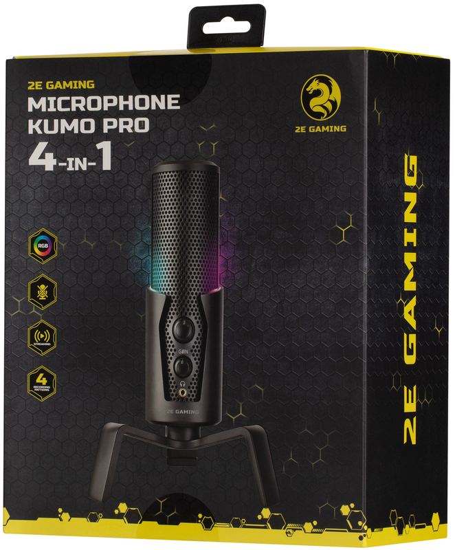 Мікрофон 2E Gaming Kumo Pro 4в1 (Black) 2E-MG-STR-4IN1MIC фото