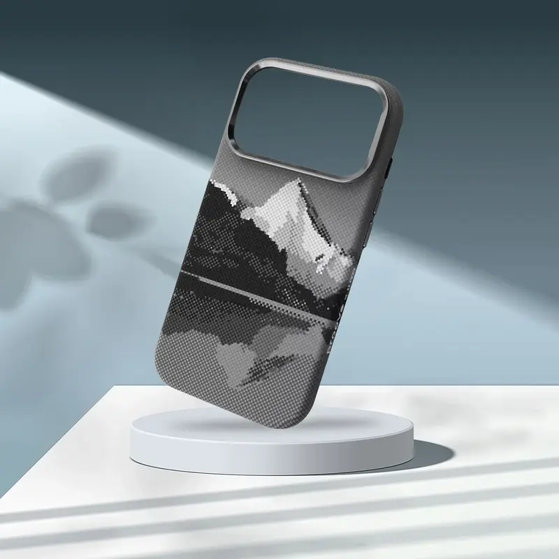 Чехол Proove Gleam Case with Magnetic Ring iPhone 17 Pro Max (silver peak) - фото - №4