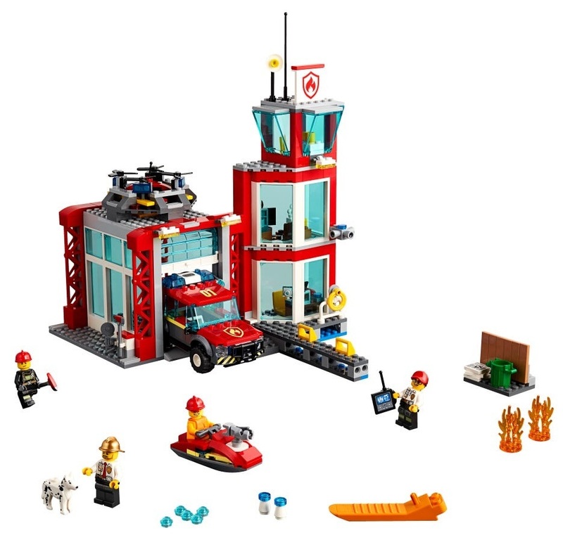Конструктор LEGO City Пожежне депо 60215 фото