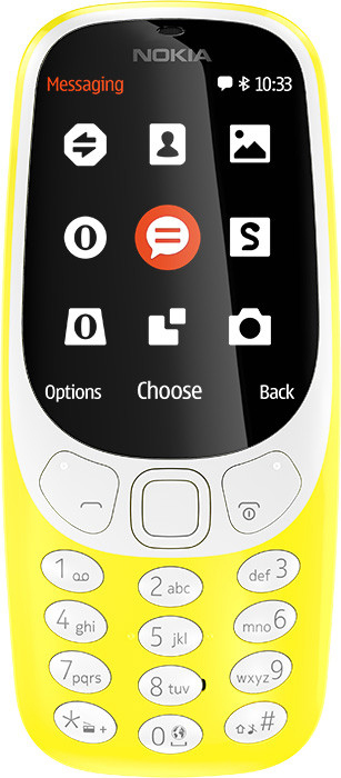 Nokia 3310 Dual Sim Yellow (A00028100) фото