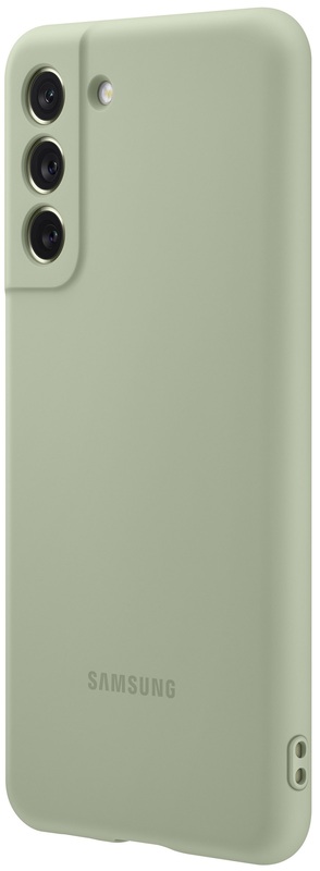 Чехол для Samsung S21 FE Samsung Silicone Cover (Olive Green) EF-PG990TMEGRU фото