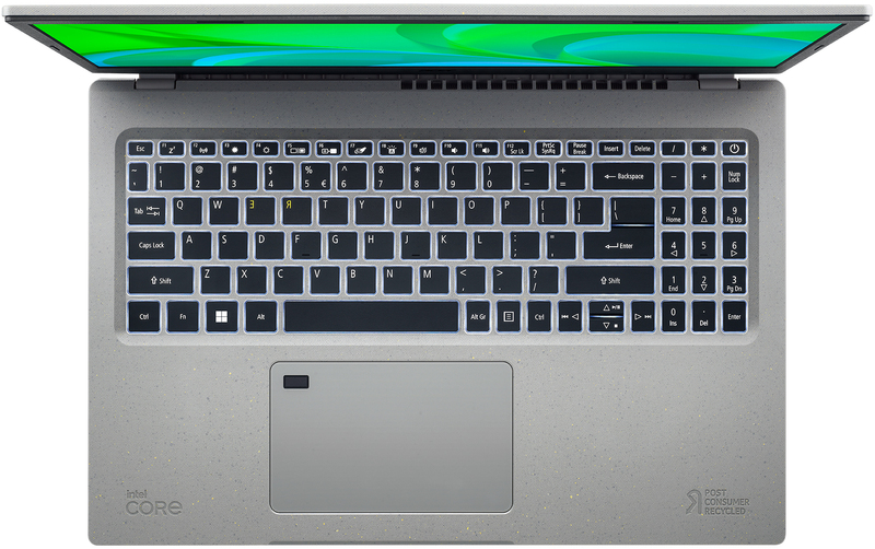 Ноутбук Acer Aspire Vero Green PC AV15-51-545F Volcano Gray (NX.AYCEU.001) - фото - №14