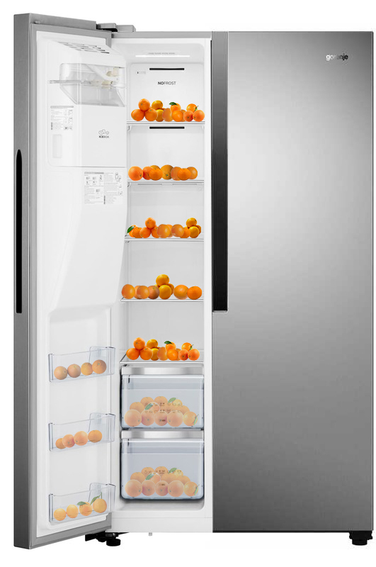 Side-by-side холодильник Gorenje NRS9181VX фото
