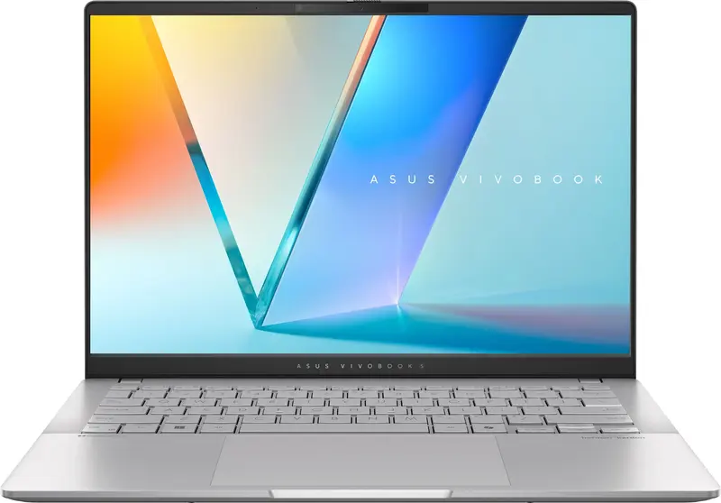 Ноутбук Asus Vivobook S 14 OLED M5406KA-QD080 Cool Silver (90NB15W1-M006C0) - фото - №0
