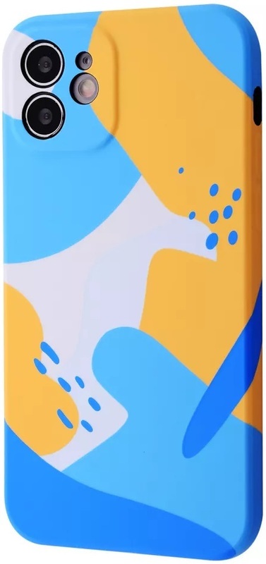 Чохол WAVE NEON X LUXO Minimalistic Case для iPhone 12 (Blue/Yellow) фото