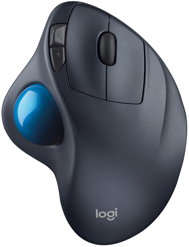 Миша Logitech Trackball M570 Wireless (Black) 910-001882 - фото - №0