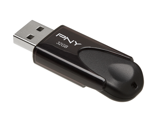 Флеш-пам'ять PNY 32GB Attache 4 (Black) FD32GATT4-EF фото
