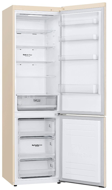 Двокамерний холодильник LG GW-B509SEKM фото