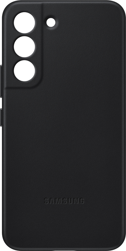Чохол для Samsung s22 Leather Cover (Black) фото
