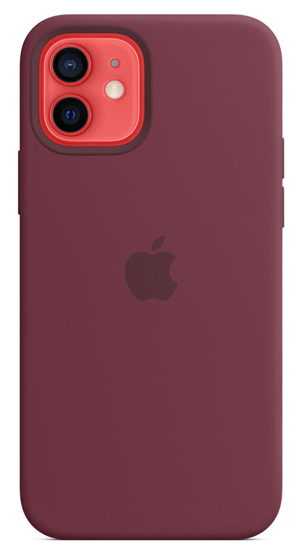 Чехол Silicone Case with MagSafe (Plum) для iPhone 12 и iPhone 12 Pro фото