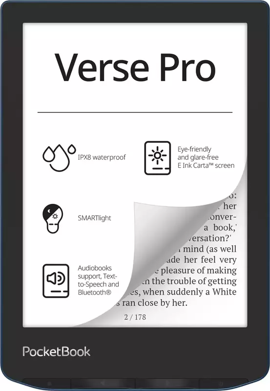 PocketBook Verse Pro (PB634-A-CIS) Azure фото