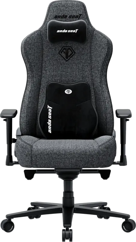 Крісло ігрове Anda Seat Novis Plus Fabric Dark Grey Size XL - фото - №0