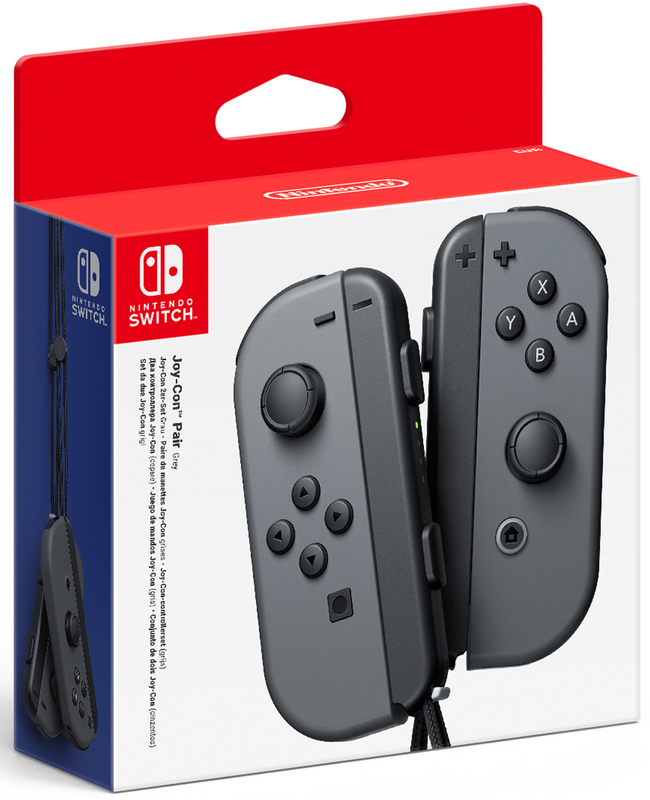 Набір 2 Контролера Nintendo Official Switch Joy-Con (Gray) фото
