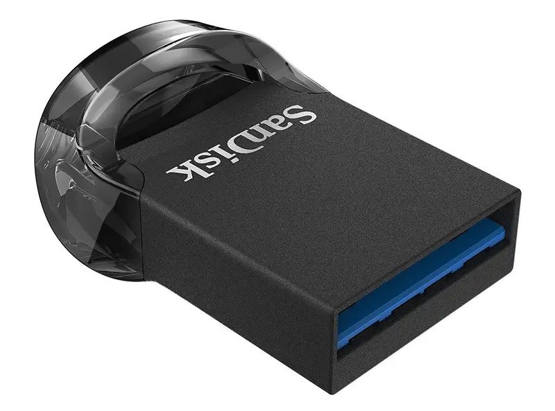 USB-Flash SanDisk 128GB USB 3.1 Type-A Ultra Fit Чорний фото