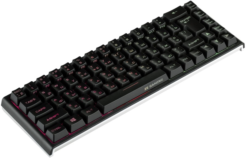 Ігрова клавіатура 2E GAMING KG360 RGB 68key WL Ukr (Black) 2E-KG360UBK фото
