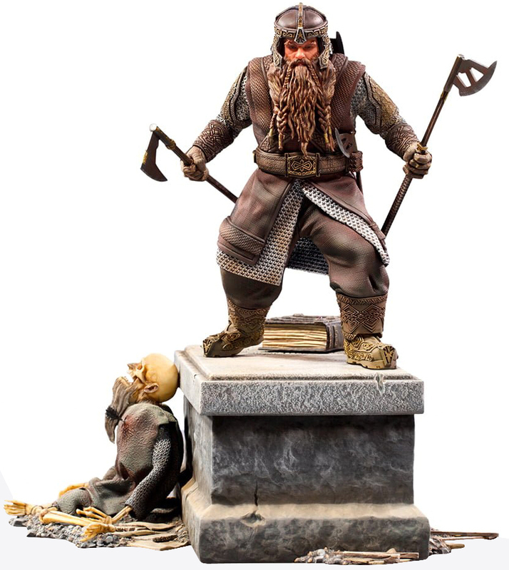 Статуэтка Gimli Deluxe BDS Art Scale 1/10 Lord of the Rings (WBLOR29320-10) фото
