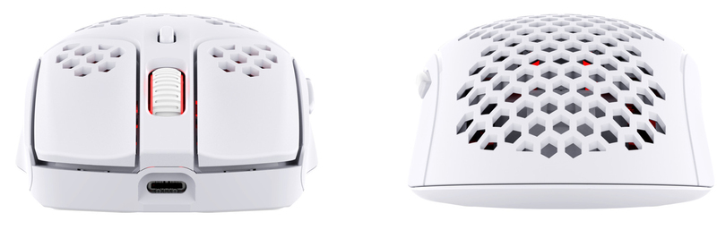 Ігрова комп'ютерна миша HyperX Pulsefire Haste Wireless (White-Pink) 4P5D8AA - фото - №6