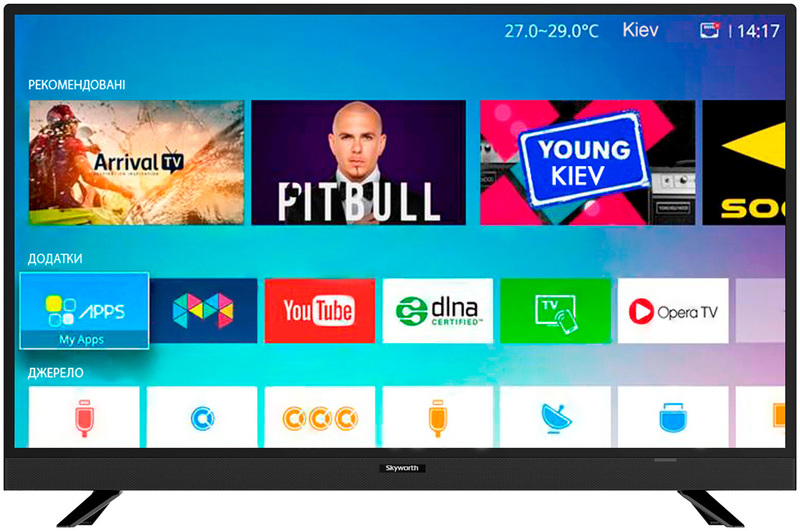 Skyworth 32'' HD Ready Smart TV (32Е3) ᐈ Купить Skyworth 32'' HD