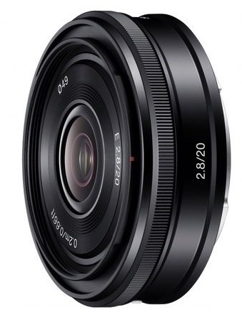 Объектив Sony E 20 mm f/2.8 для камер NEX (SEL20F28.AE) фото