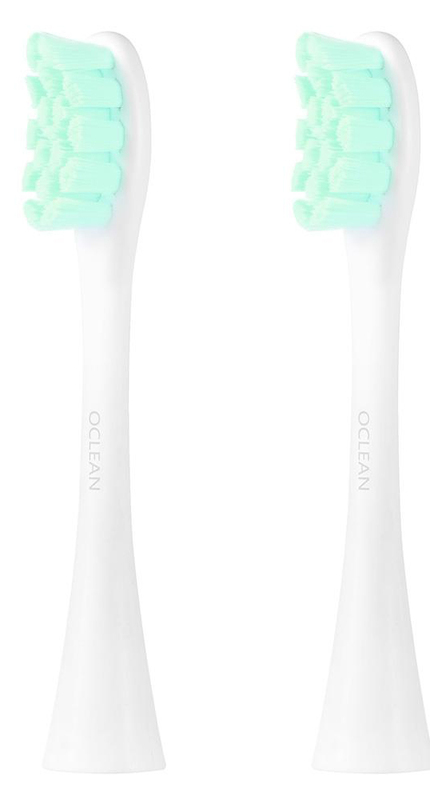 Набор сменных насадок Oclean P1S4 Toothbrush Heads 2 pcs (White/Blue) фото